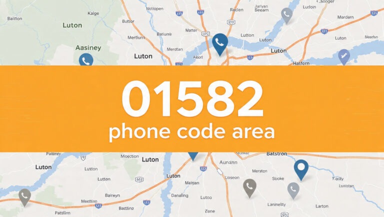 01582 phone code area