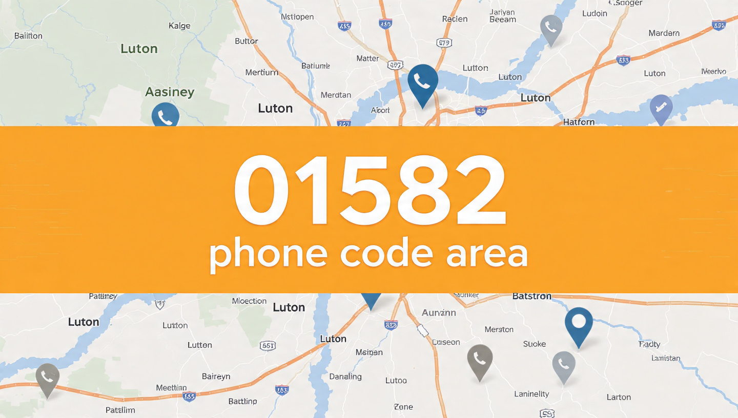 01582 phone code area