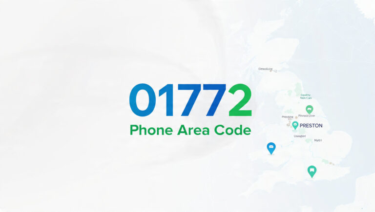 01772 Phone Area Code