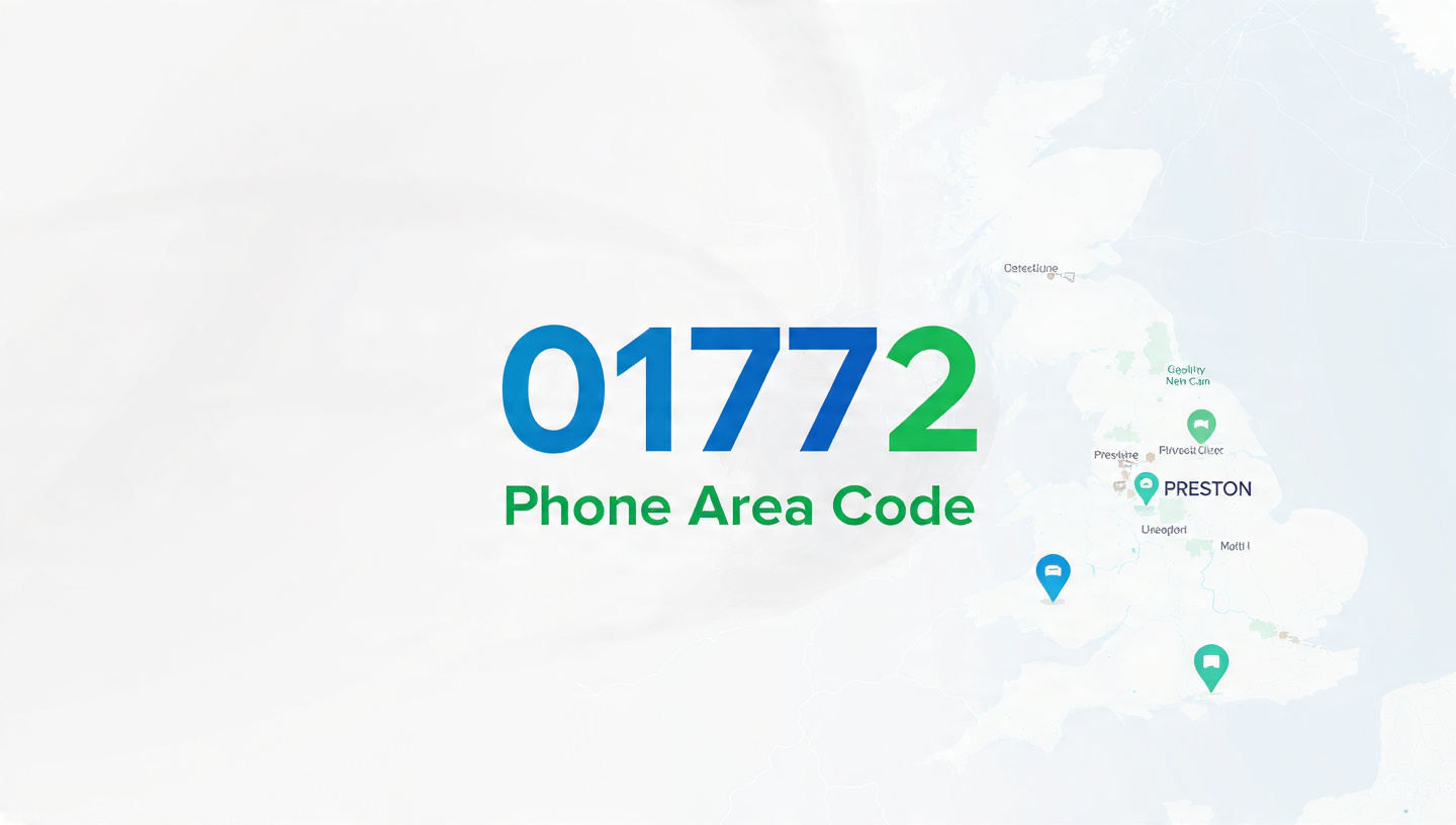 01772 Phone Area Code