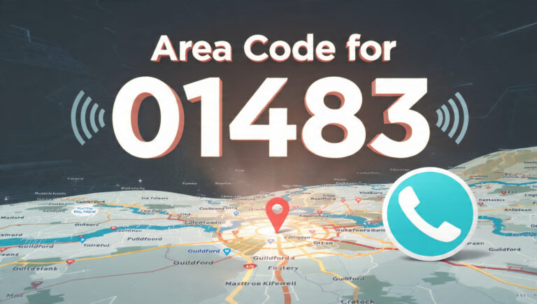 area code for 01483
