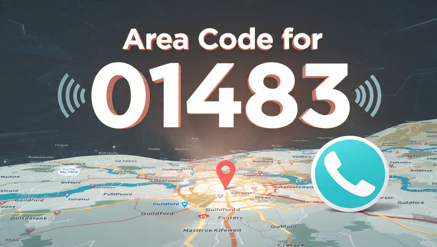 area code for 01483