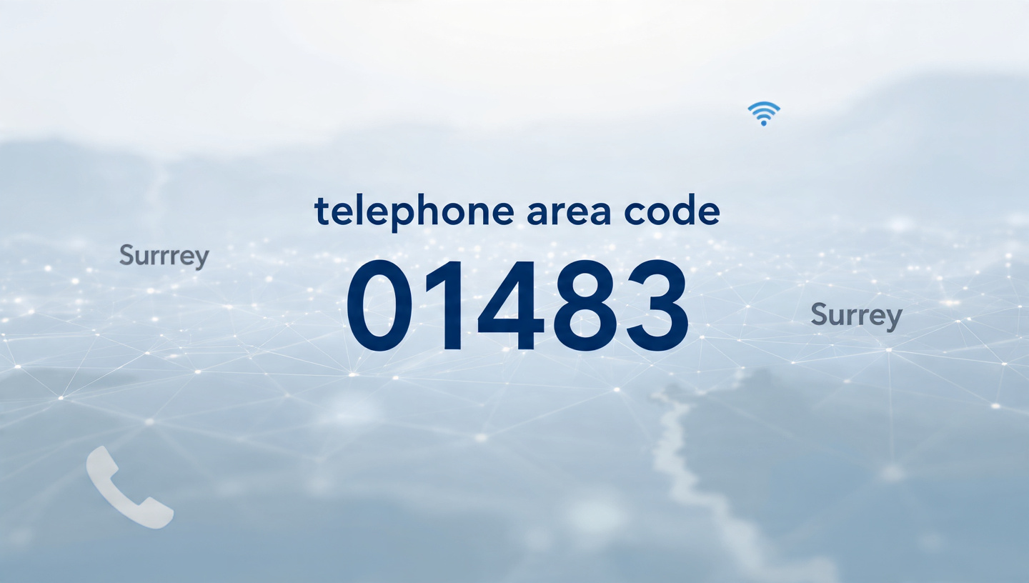 telephone area code 01483